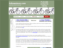 Tablet Screenshot of followsimon.com